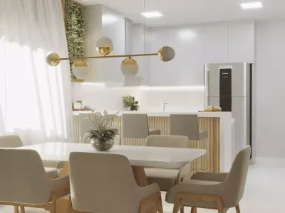 Modern kitchen 3D model get