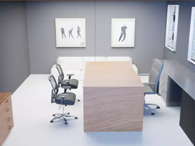 2000s modern office 3D model
