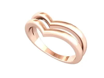 stack ring 3D print model 3D print model