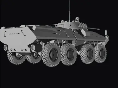 Btr90 8x8 ifv 3D print model
