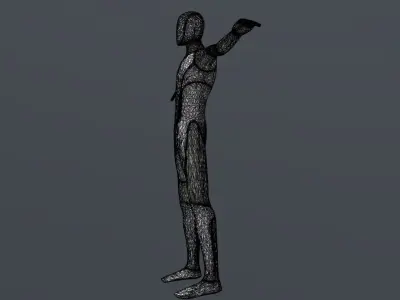 TESLA BOT CHARACTER PBR Low-poly 3D model