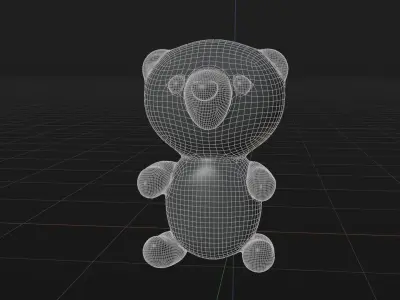 panda bear 3D model purchase