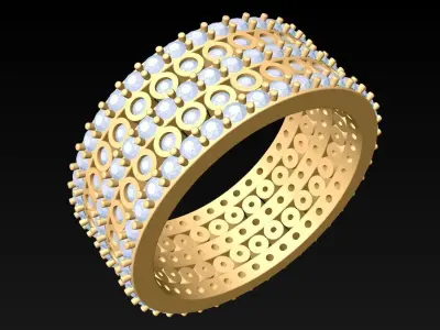 Diamond Ring - N452858 3D print model