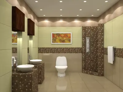 Bathroom 03 3D model
