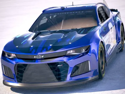 NASCAR Chevrolet Camaro CG 2018 3D model