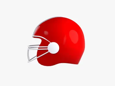 Football Helmet 3D model