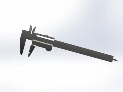 Vernier Caliper 0-150mm 3D model