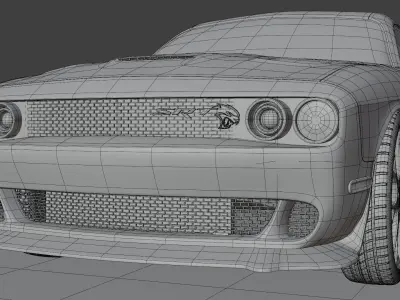 Dodge SRT hellcat 3D model
