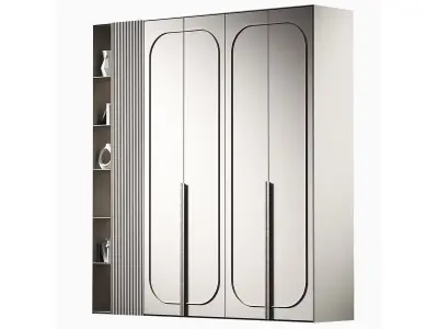 Cabinet furniture Modern minimal composition 3D model