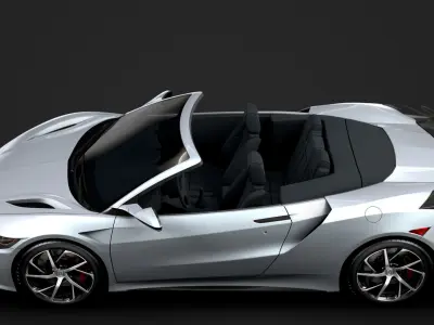Acura NSX Cabrio 2020 3D model