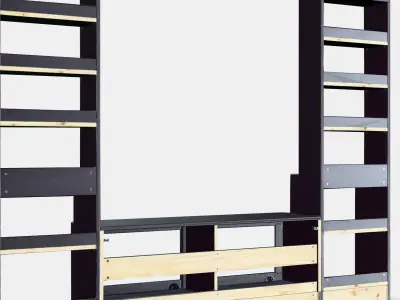 HAVSTA TV storage combination 1 Low-poly 3D model