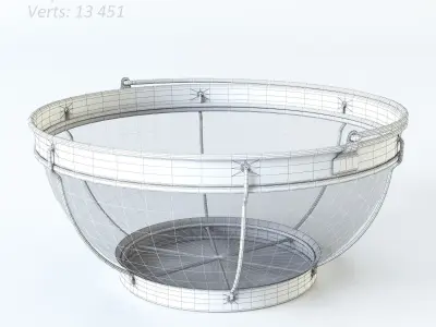 Basket for straining Tescoma Chef 3D model