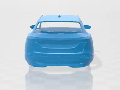 Audi Q6L e-tron - Body Car STL Model 3D print model