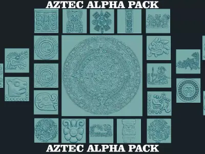 AZTEC ALPHA PACK 3D model