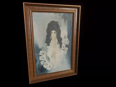 Madam Nizma Oil Painting 3D model