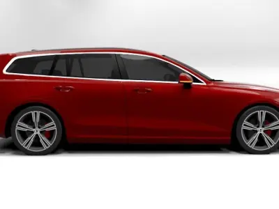 VOLVO V60 Low-poly 3D model