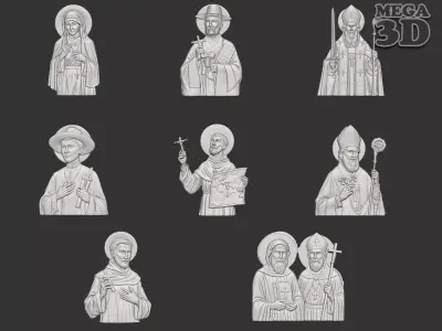 Missionary Saints and Evangelizers - 250508 3D Model Collection