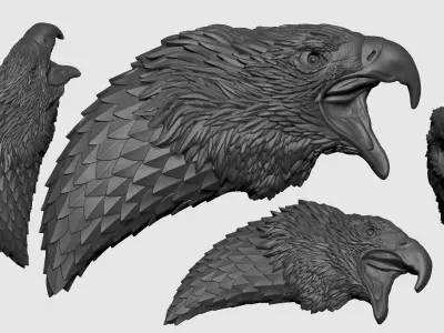 Eagle Pendant for Jewelry and Decorative Printing 3D print model
