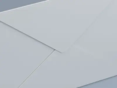Envelope White 3D model