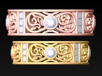 Wedding Rings - N119420 3D print model