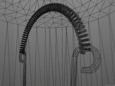 E14 format light bulb Low-poly 3D model