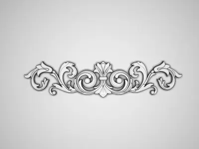 Carved decor 3 3D model