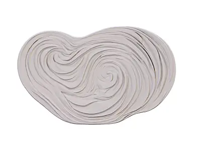 decor set wall panel relief mural CNC 17 3D print model