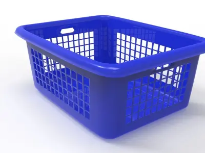 BASKET 01 Low-poly 3D model