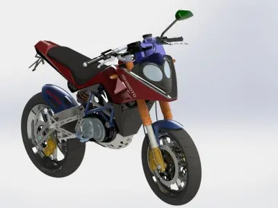 MotorCycle J11 3D model
