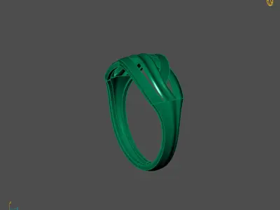 Women Plain Ring Ready STL 3DM Models Womens Rings 3D models 3D print model