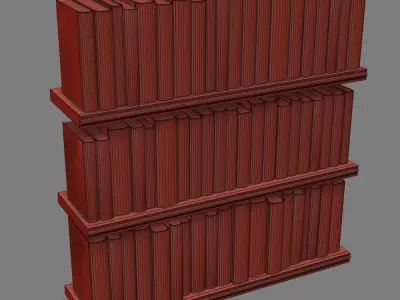 Classic Books 01 3D model