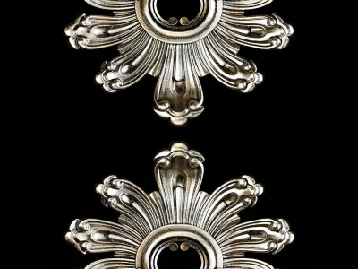 Classic carved 058 3D model