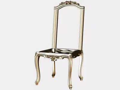 Carved chair for cnc 14 3D model