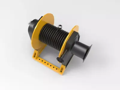 Mooring Winch 3D print model