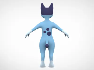 Bluey 3D model