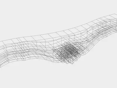 Carved decor for cnc 73 3D model