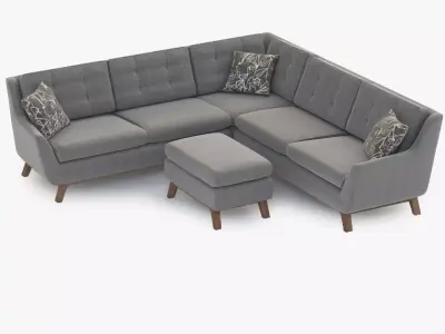 Joybird Eastwood Corner Sofa 3D model