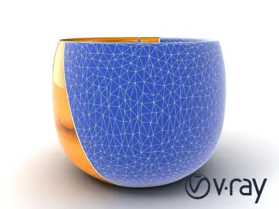 Rustic Symmetrical Candle Holder model pack Low-poly 3D model