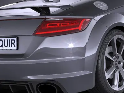 Audi TT RS Roadster 2017 3D model