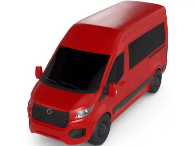 Passenger Van 3D model
