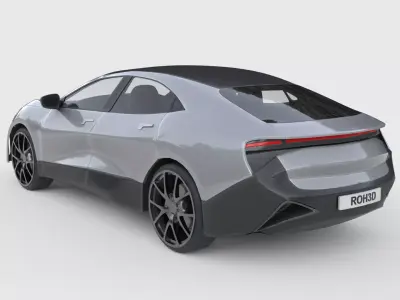 Generic Performance EV Sedan 3D model