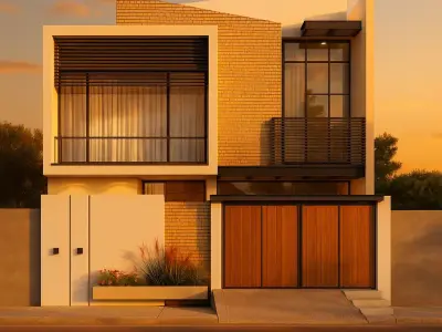 Luxury Modern House 3D Model and Architectural Plans and Renders 3D model