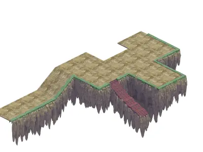 Stone Jade Edge - Stone Mountain 32 3D model