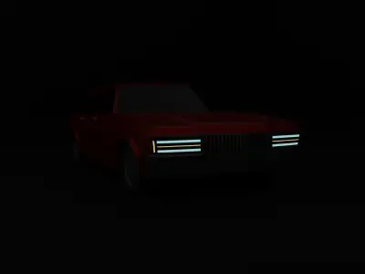 Highpoly Holdens minimalist restmod 3D model