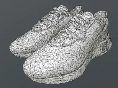 NIKE REPOSTO SHOES PBR Low-poly 3D model