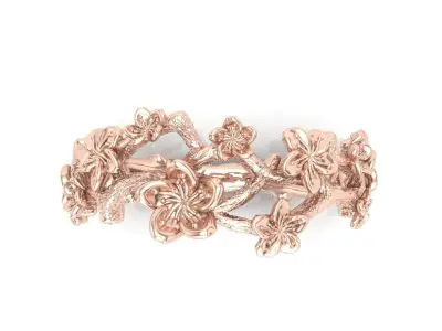Sakura ring 3D print model