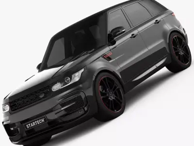 Range Rover Sport Startech 2014 3D model