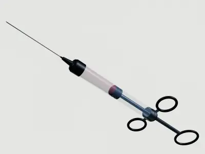 Medical Syringe 3D model