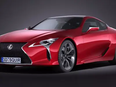 Lexus LC500 2017 3D model