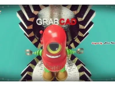 Grabby robot Free 3D model